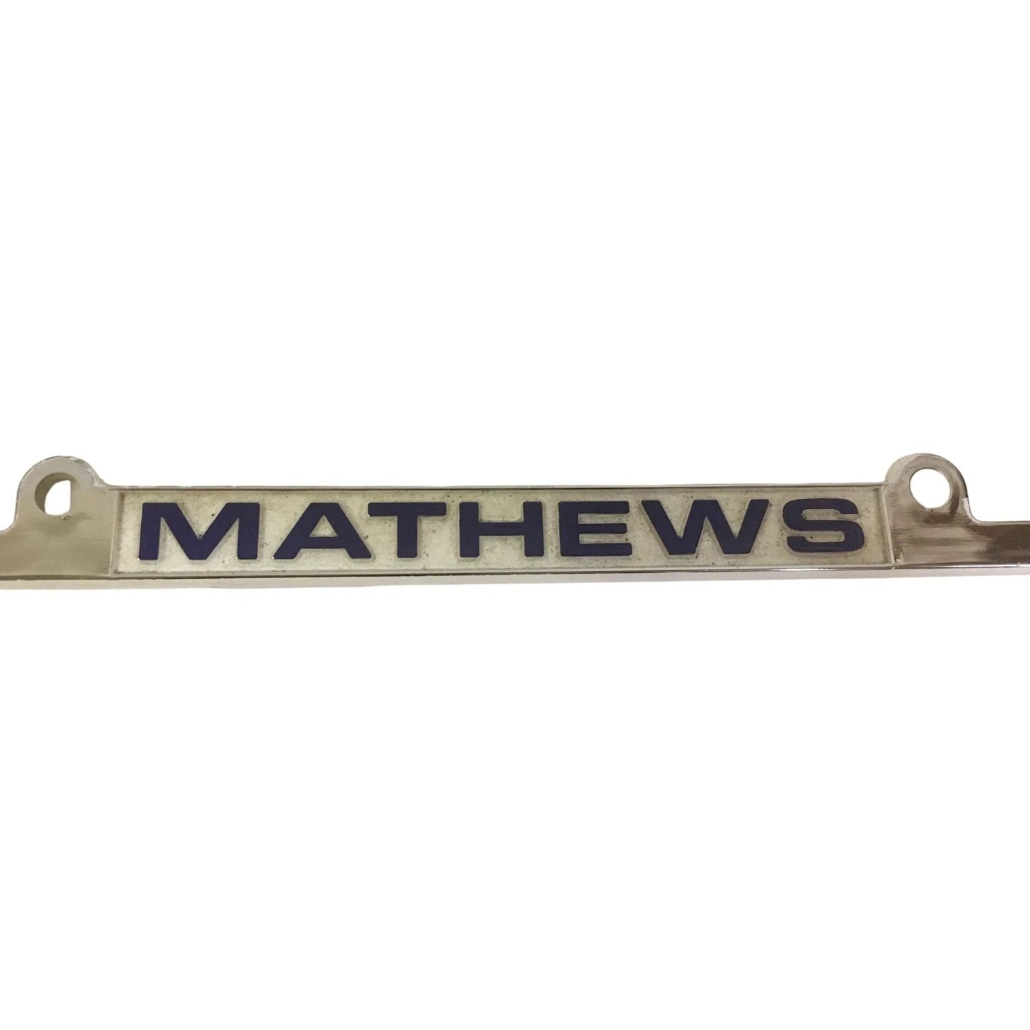 pete Isaacs Mathews License Plate Frame/Cover - A+ Stuff - Auto Part - A+ Stuff