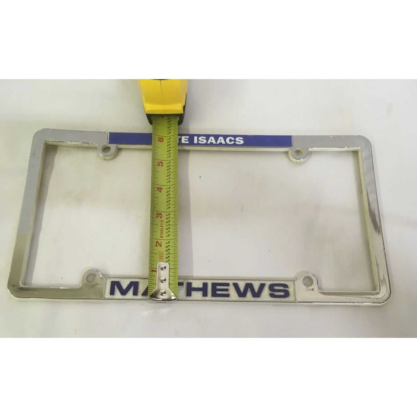 pete Isaacs Mathews License Plate Frame/Cover - A+ Stuff - Auto Part - A+ Stuff