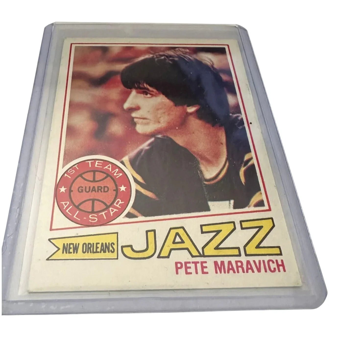 Pete Maravich New Orleans Jazz 1977 - 78 Season Topps Basketball Trading Card - Topps - A+ Stuff