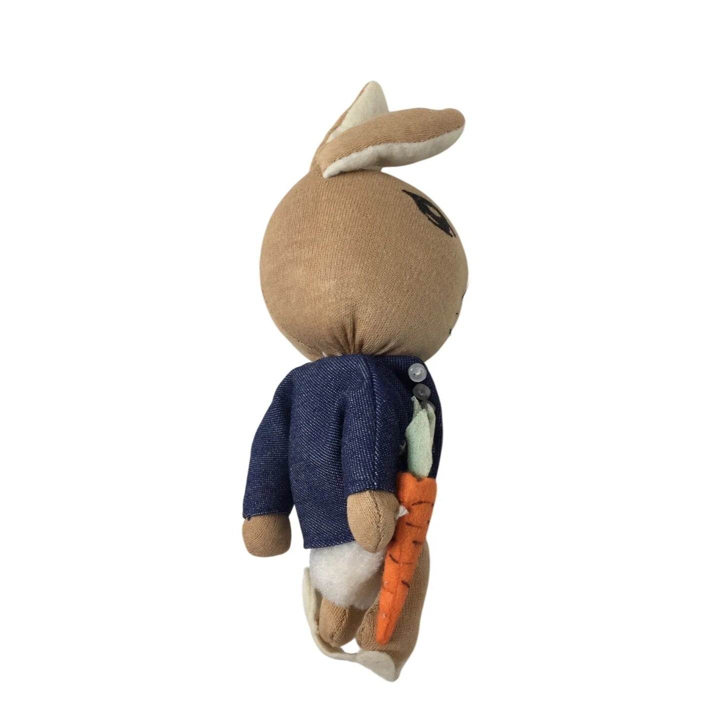 Peter Rabbit Wearing Blue Coat Plush Stuffed Animal Holding Carrot - A+ Stuff - Stuffed Animals - A+ Stuff