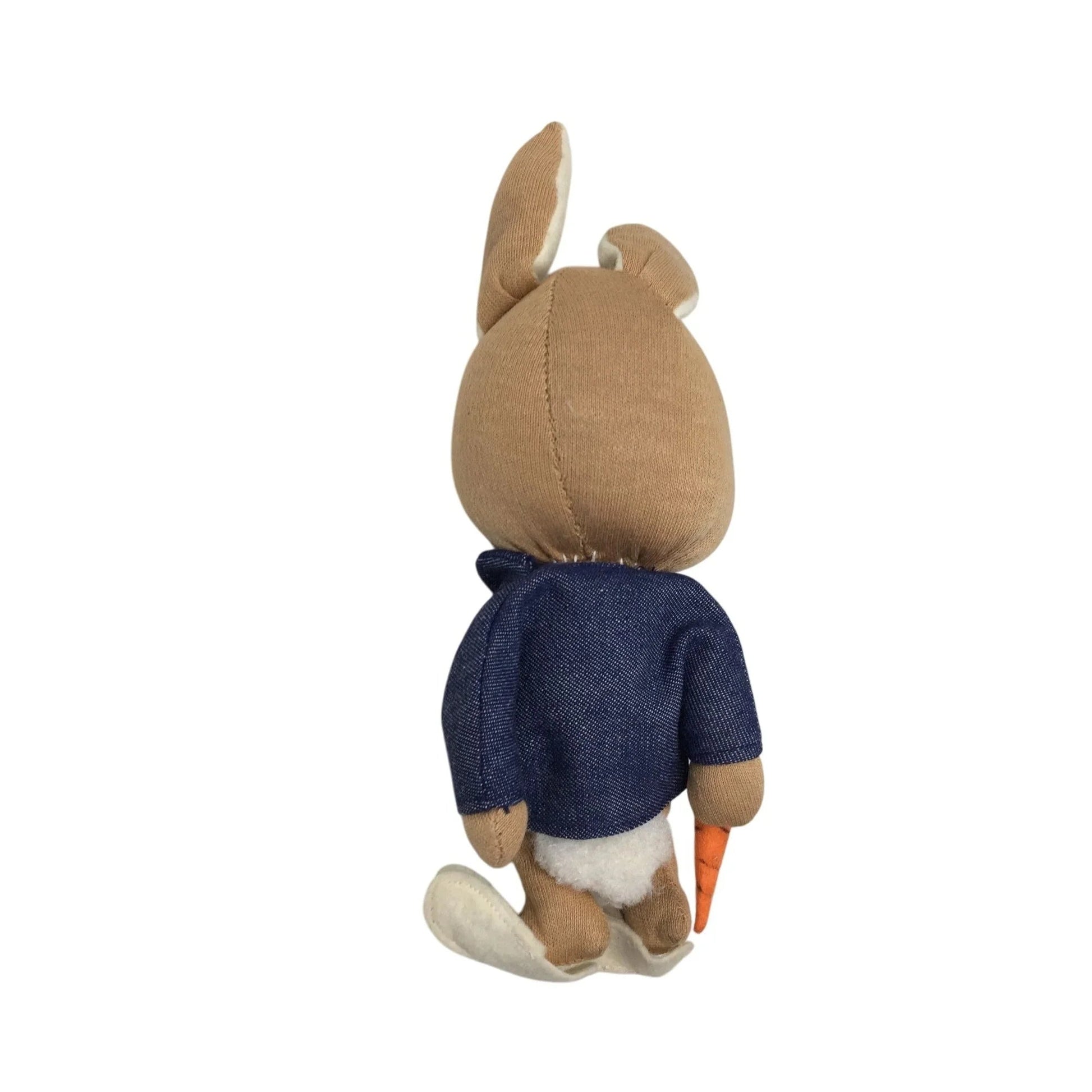 Peter Rabbit Wearing Blue Coat Plush Stuffed Animal Holding Carrot - A+ Stuff - Stuffed Animals - A+ Stuff