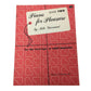 ''Piano for Pleasure'' Book 2 by Milo Giovanni Vintage Sheet Music - A+ Stuff - SHEET MUSIC - A+ Stuff