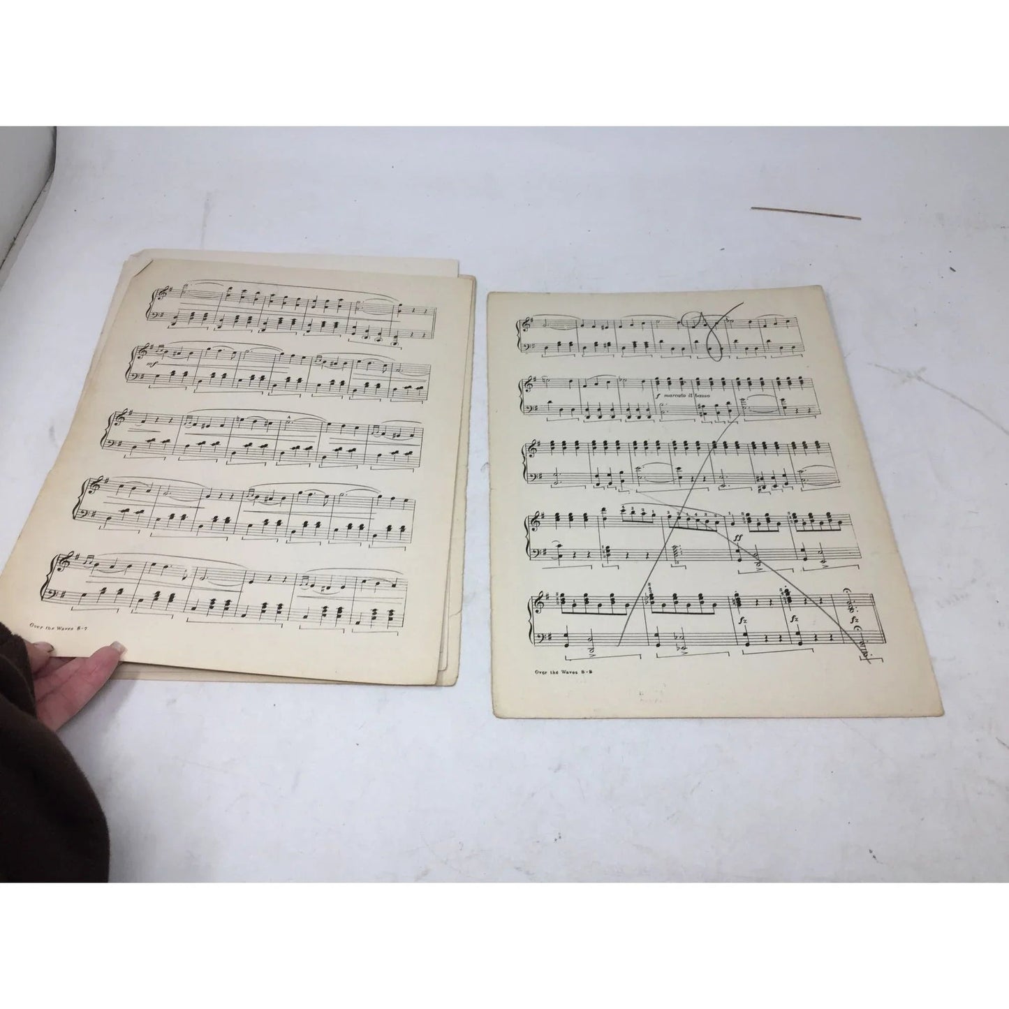 Piano Solo - ''Over The Waves'' by Juventino Rosas Sheet music Book - A+ Stuff - SHEET MUSIC - A+ Stuff