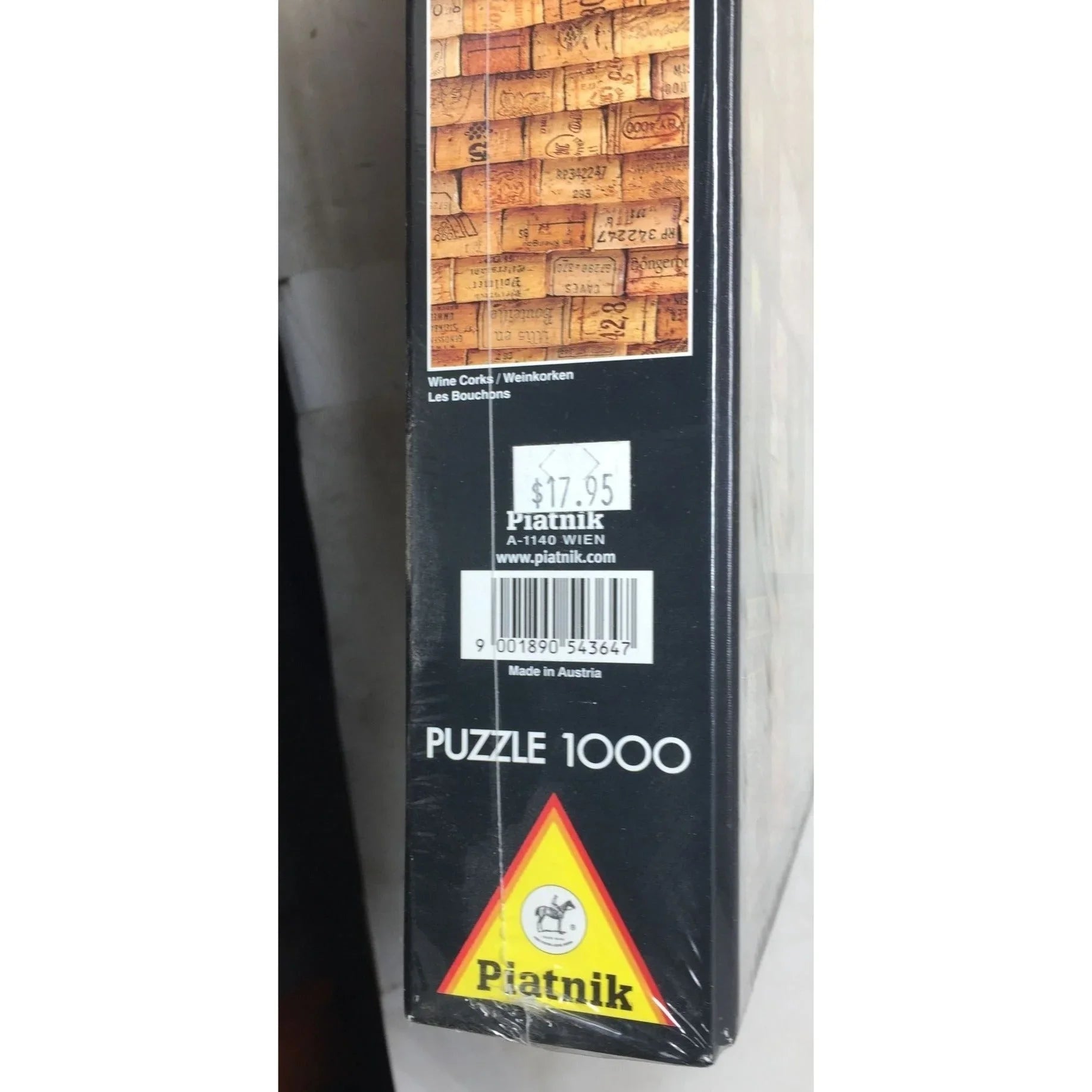 Piatnik 1000 Piece Wine Cork Puzzle (new) - piatnik - Games - A+ Stuff