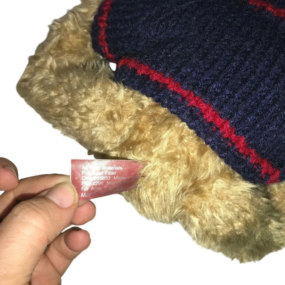 Pickford Brass Button Bears 1996 TULLY Dressed Bear w Hat - CUTE! - Pickford Bears - A+ Stuff