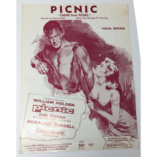 ''PICNIC'' (Theme from Picnic) Vocal Edition - A+ Stuff - sheet music - A+ Stuff