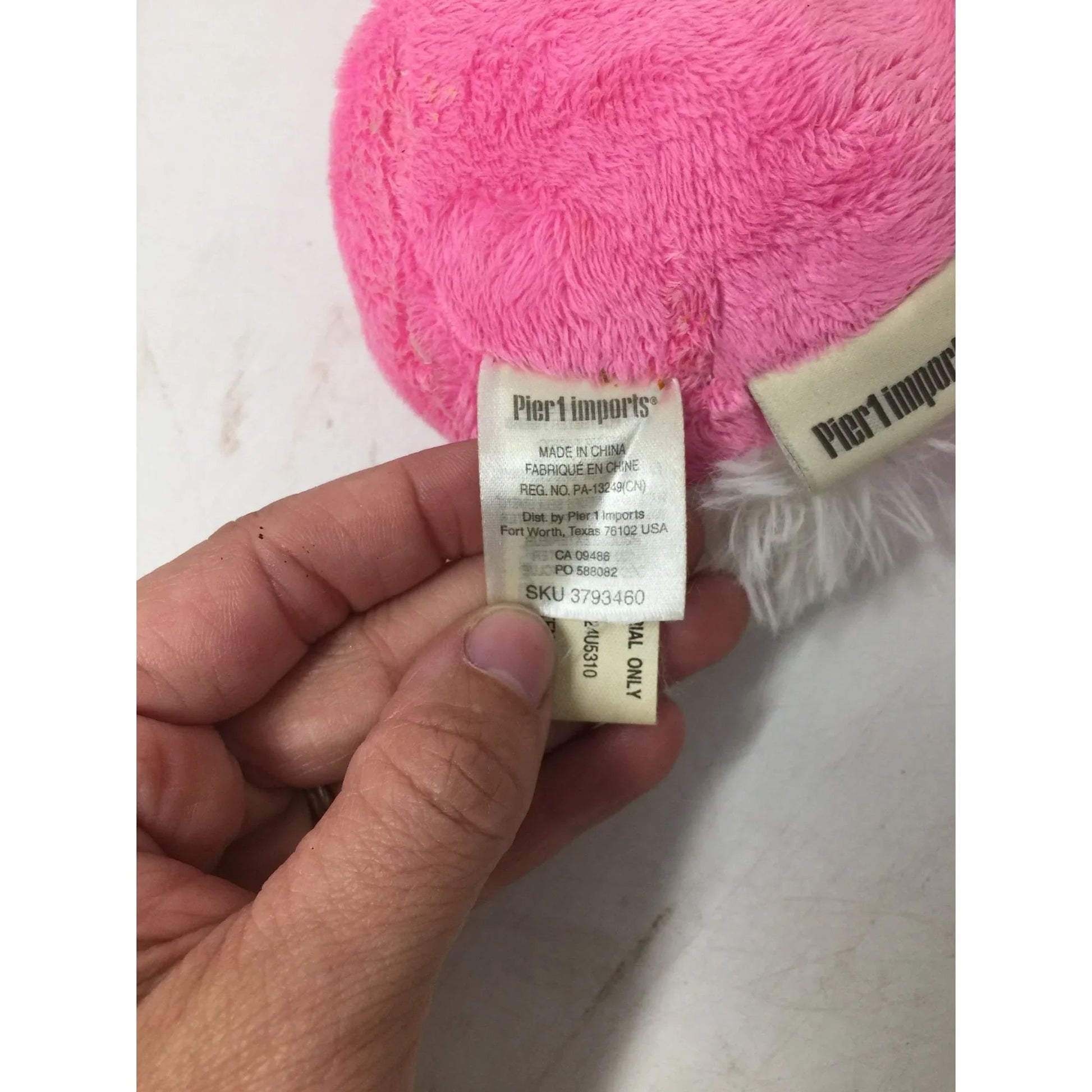 Pier 1 Imports Pink Miniature Stuffed Animal Bunny Peep - pier 1 imports - Stuffed Animals - A+ Stuff