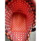 Pink and Orange Anthropologie Mini Woven Tote with Black Handles - Anthropologie - tote bag - A+ Stuff