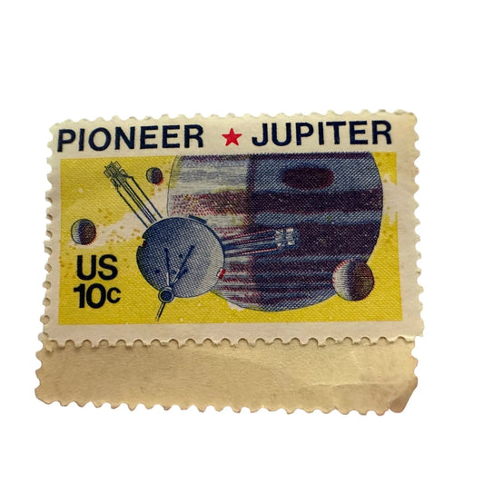Pioneer Jupiter US 10 Cent & New Jersey Tercentenary 5 Cent United States stamps - A+ Stuff - Stamp - A+ Stuff