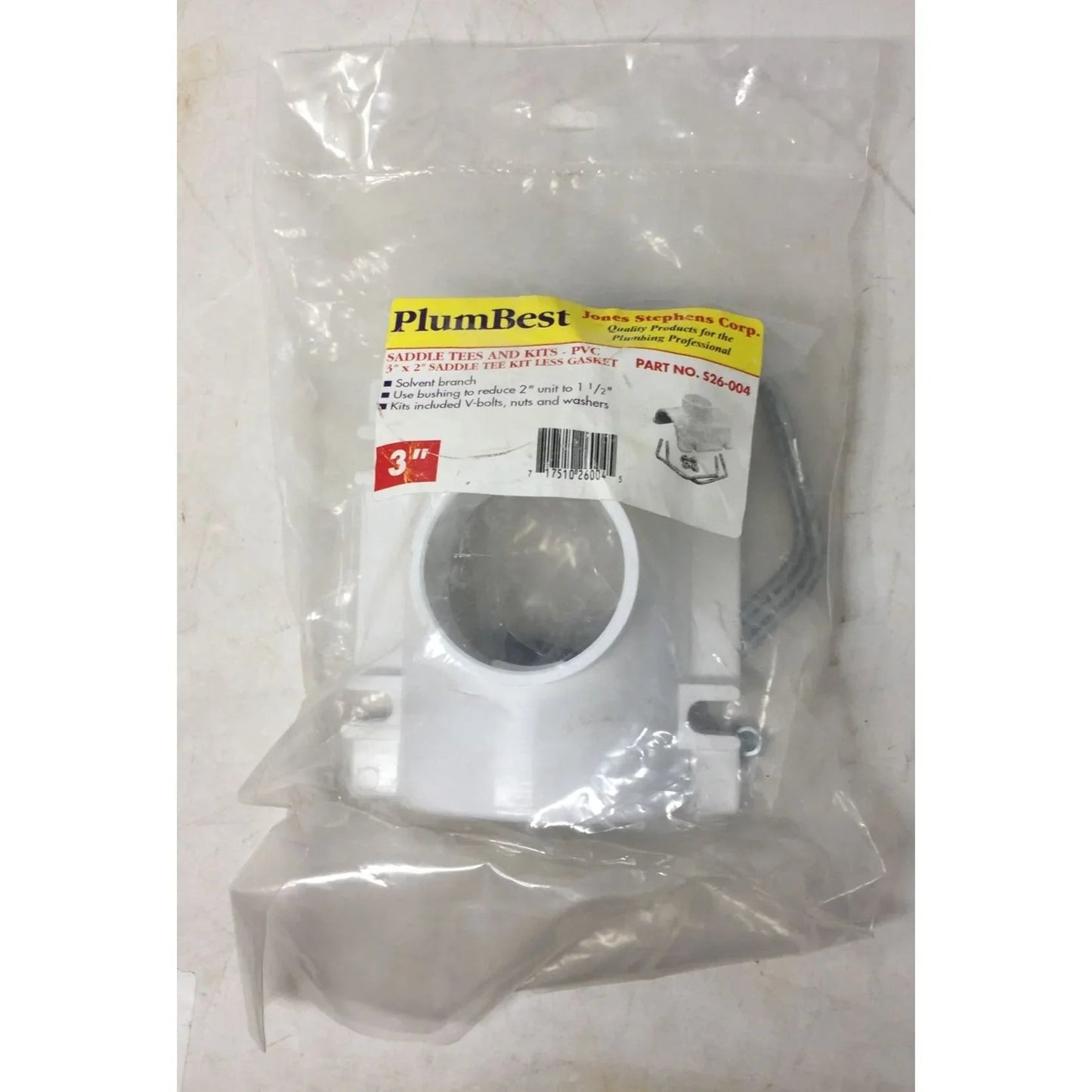 Plumbest Jone's Stephens Corp Saddle Tees and Kits PVC - A+ Stuff - Tools - A+ Stuff
