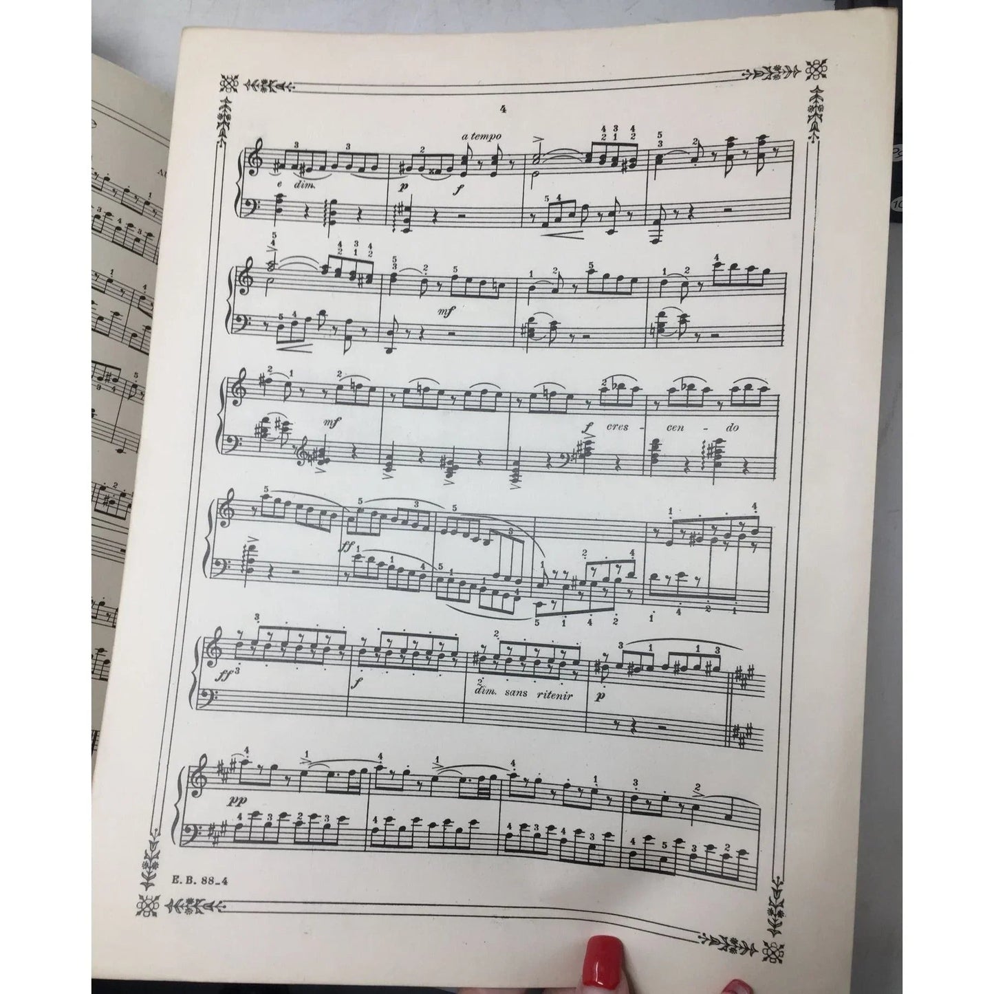 ''POMPONNETTE AIR DE LOUIS XV AUGUSTE DURAND'' Op. 80 Sheet Music Book - A+ Stuff - SHEET MUSIC - A+ Stuff