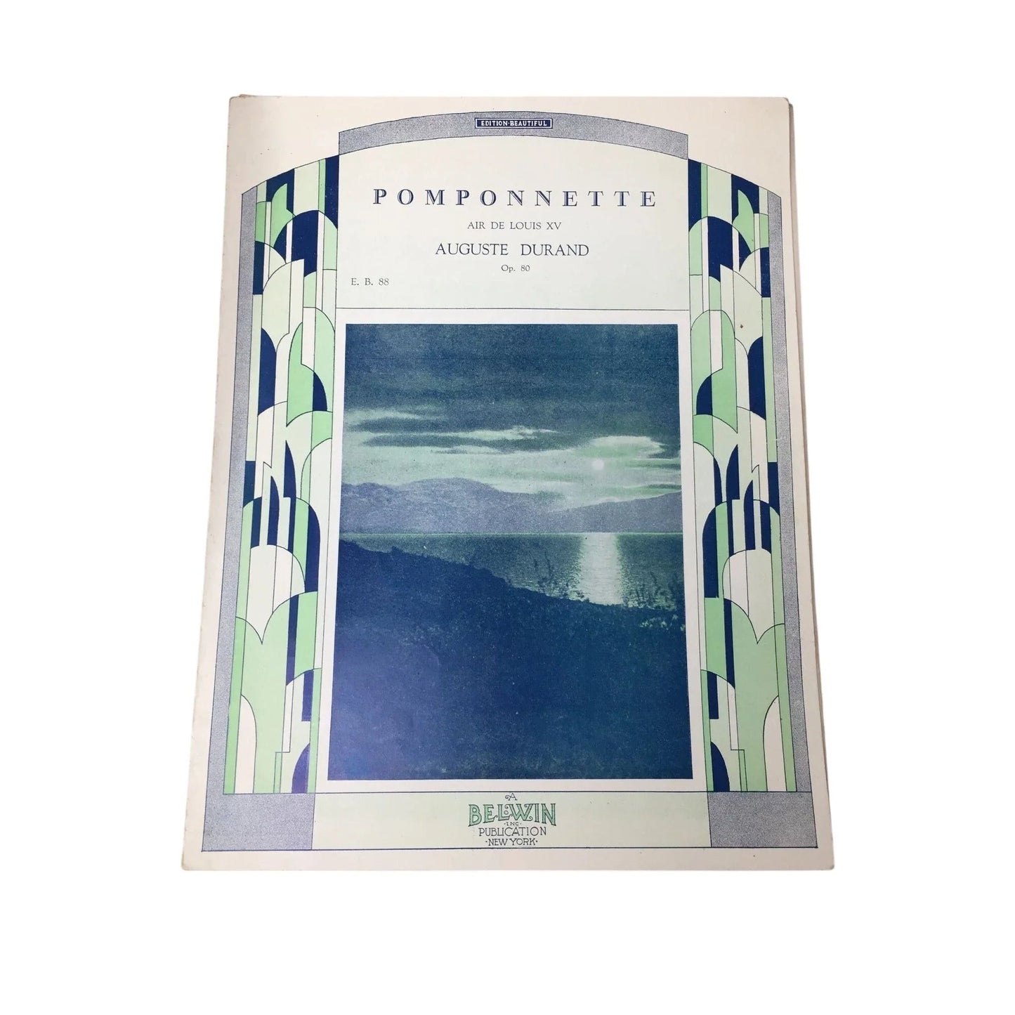 ''POMPONNETTE AIR DE LOUIS XV AUGUSTE DURAND'' Op. 80 Sheet Music Book - A+ Stuff - SHEET MUSIC - A+ Stuff