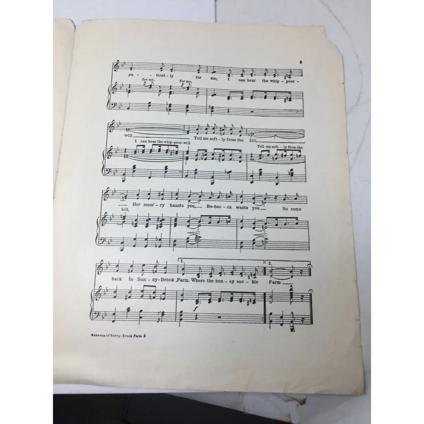 Popular Edition - Rebecca of Sunnybrook Farm Song - A+ Stuff - SHEET MUSIC - A+ Stuff