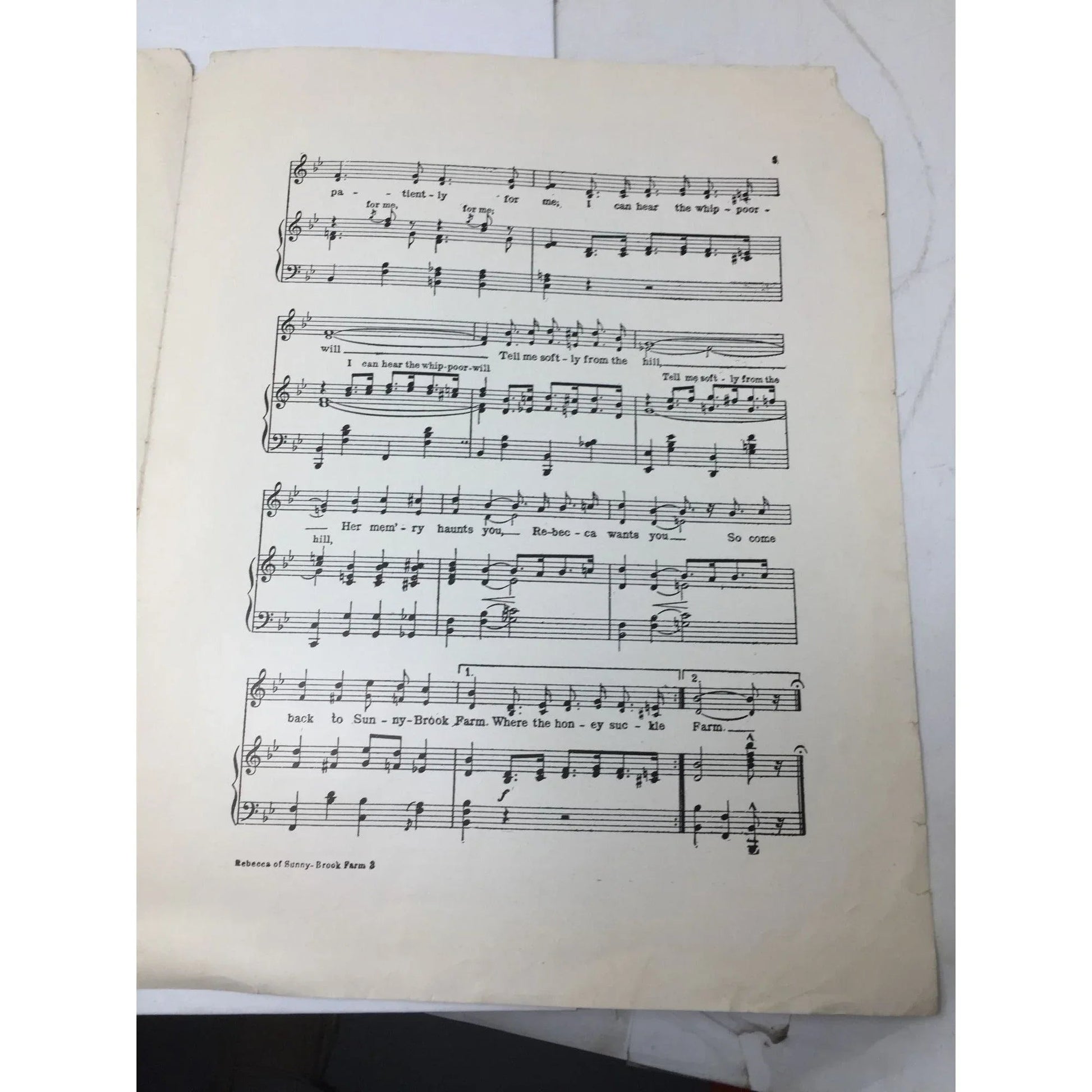 Popular Edition - Rebecca of Sunnybrook Farm Song - A+ Stuff - SHEET MUSIC - A+ Stuff