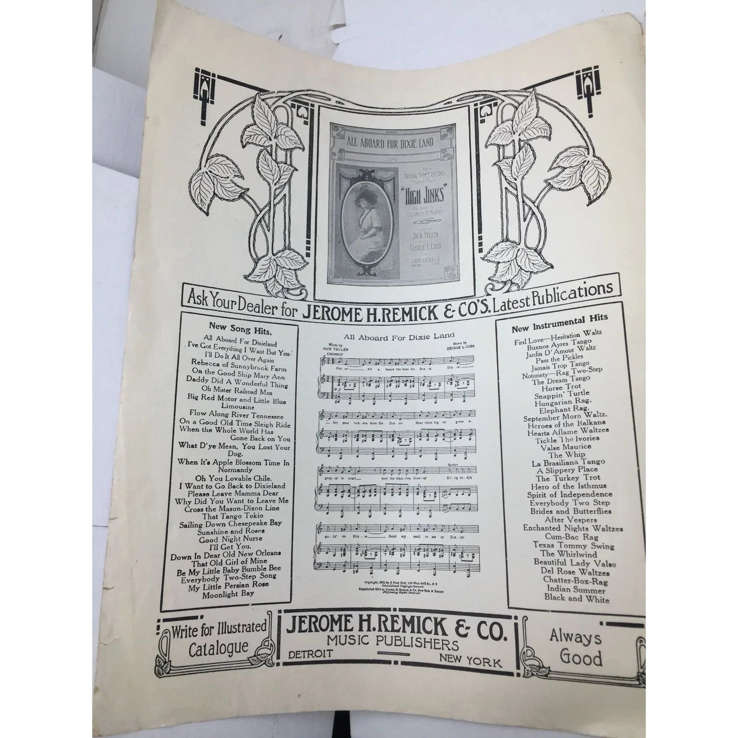 Popular Edition - Rebecca of Sunnybrook Farm Song - A+ Stuff - SHEET MUSIC - A+ Stuff