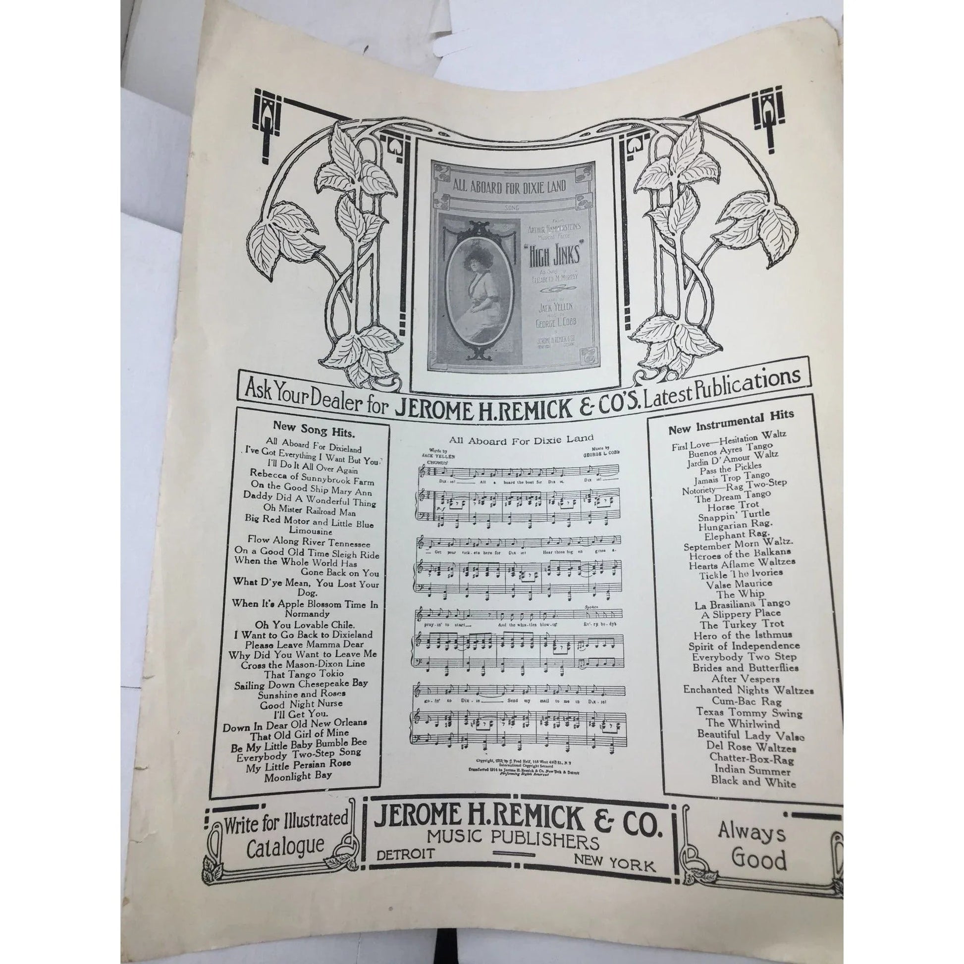 Popular Edition - Rebecca of Sunnybrook Farm Song - A+ Stuff - SHEET MUSIC - A+ Stuff