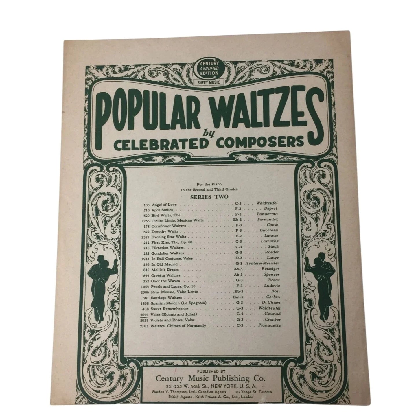 Popular Waltzes by Celebrated Composers Sheet Music - A+ Stuff - SHEET MUSIC - A+ Stuff