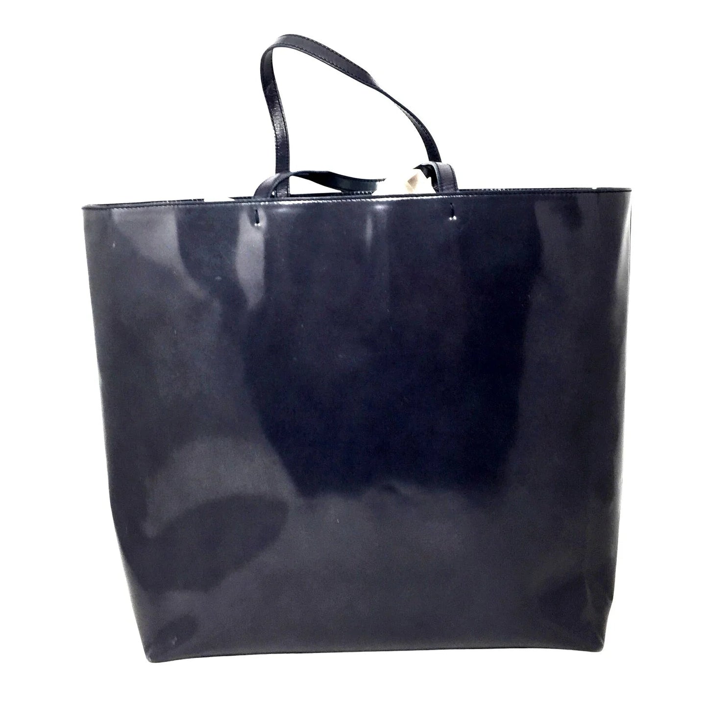 Prada Enamel Logo Embossed Tote Bag Shoulder Bag - PRADA - tote bag - A+ Stuff