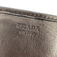 Prada Metallic Brown Wave Leather Flap Continental Wallet - PRADA - Long Wallet - A+ Stuff