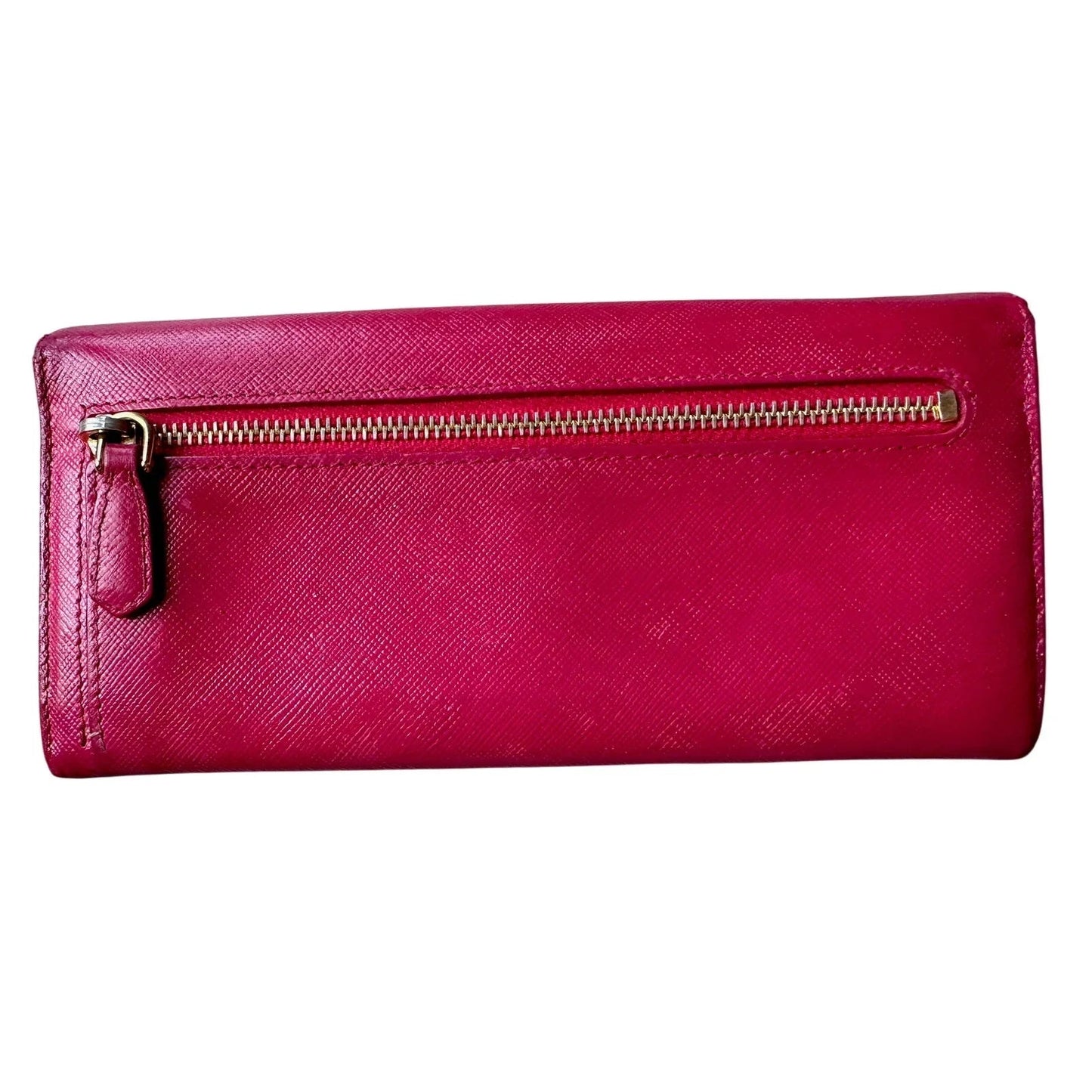 PRADA Milano Fiocco Ribbon Saffiano Leather Long Wallet - PRADA - Wallet - A+ Stuff