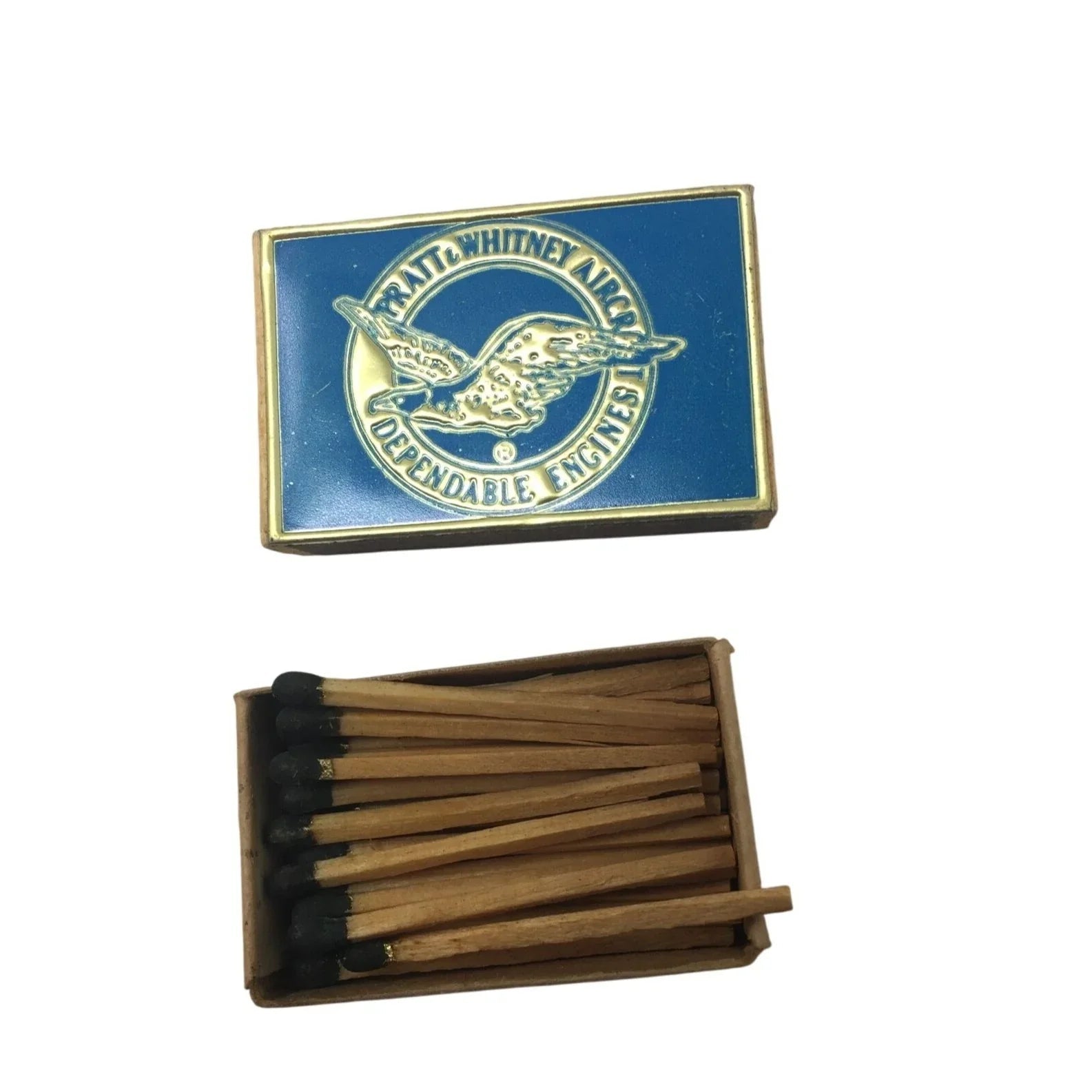 Pratt & Whitney Aircraft Dependable Engines Vintage Box of Matches - A+ Stuff - Collectibles - A+ Stuff