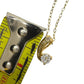 Pretty 18kt Gold Plated White Topaz and Zirconia Swirl Necklace - PAJ - Pendant with Necklace - A+ Stuff