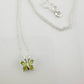 Pretty Natural Green Peridot Butterfly Necklace - Unbranded - Necklace with Pendant - A+ Stuff