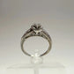 Pretty Sterling Silver Heart Ring with White Gemstones Size 8 - Unbranded - Ring - A+ Stuff