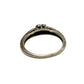 Pretty Sterling Silver Heart Ring with White Gemstones Size 8 - Unbranded - Ring - A+ Stuff