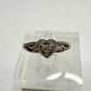 Pretty Sterling Silver Heart Ring with White Gemstones Size 8 - Unbranded - Ring - A+ Stuff