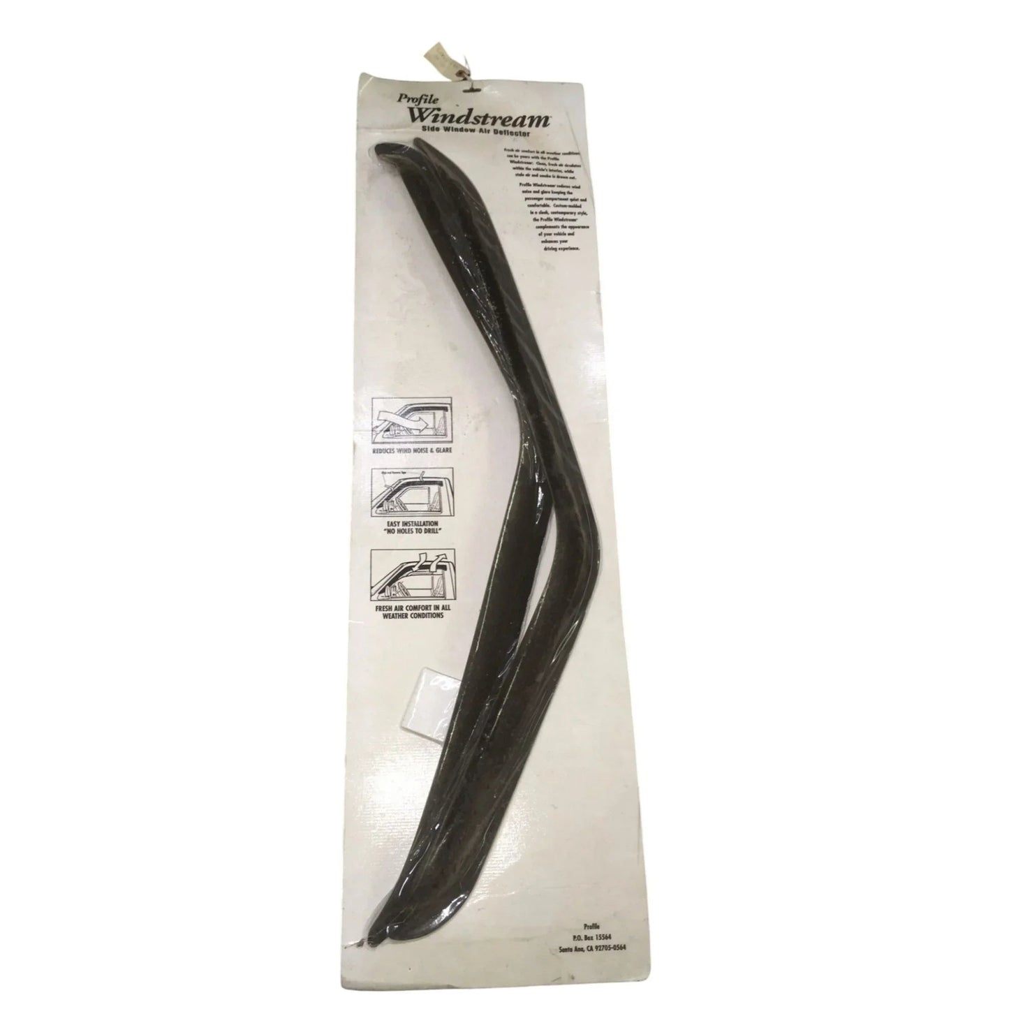 Profile Windstream Side Window Air Deflector Part  351112 - A+ Stuff - Auto Part - A+ Stuff