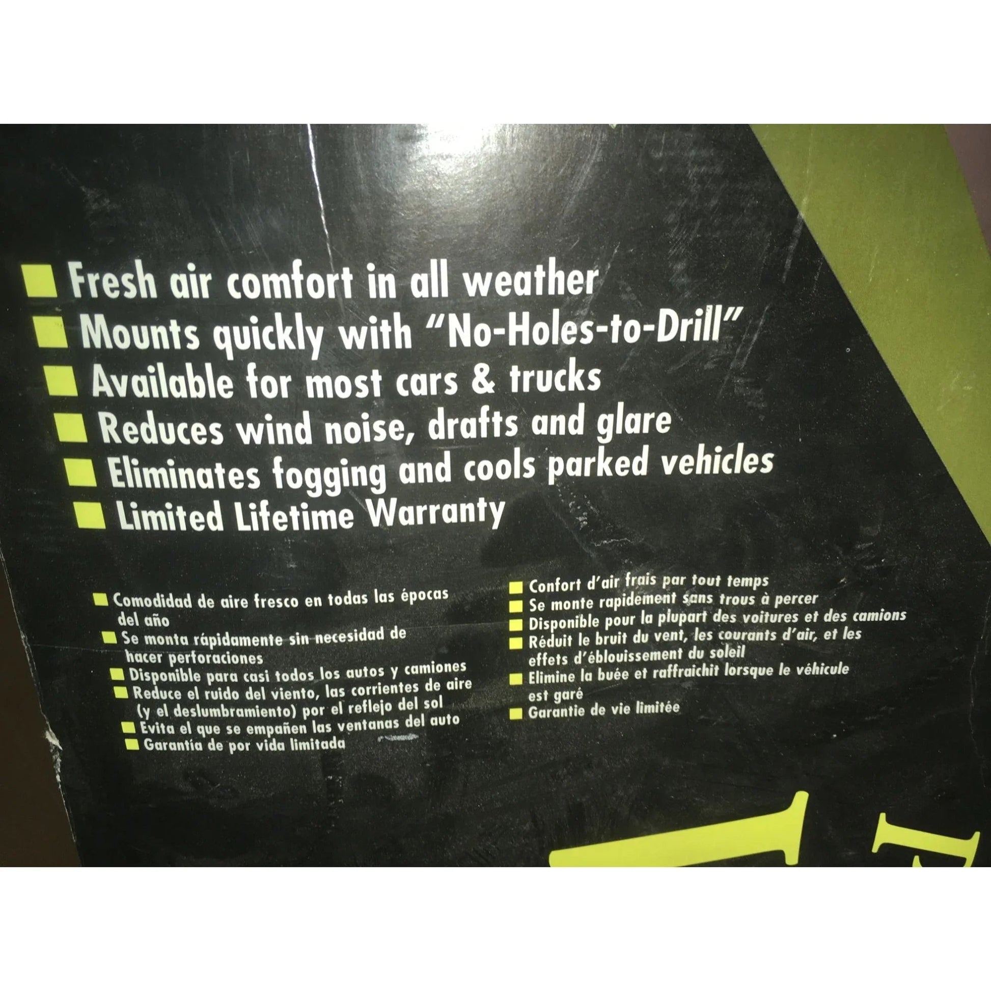 Profile Windstream Side Window Air Deflector Part  351112 - A+ Stuff - Auto Part - A+ Stuff