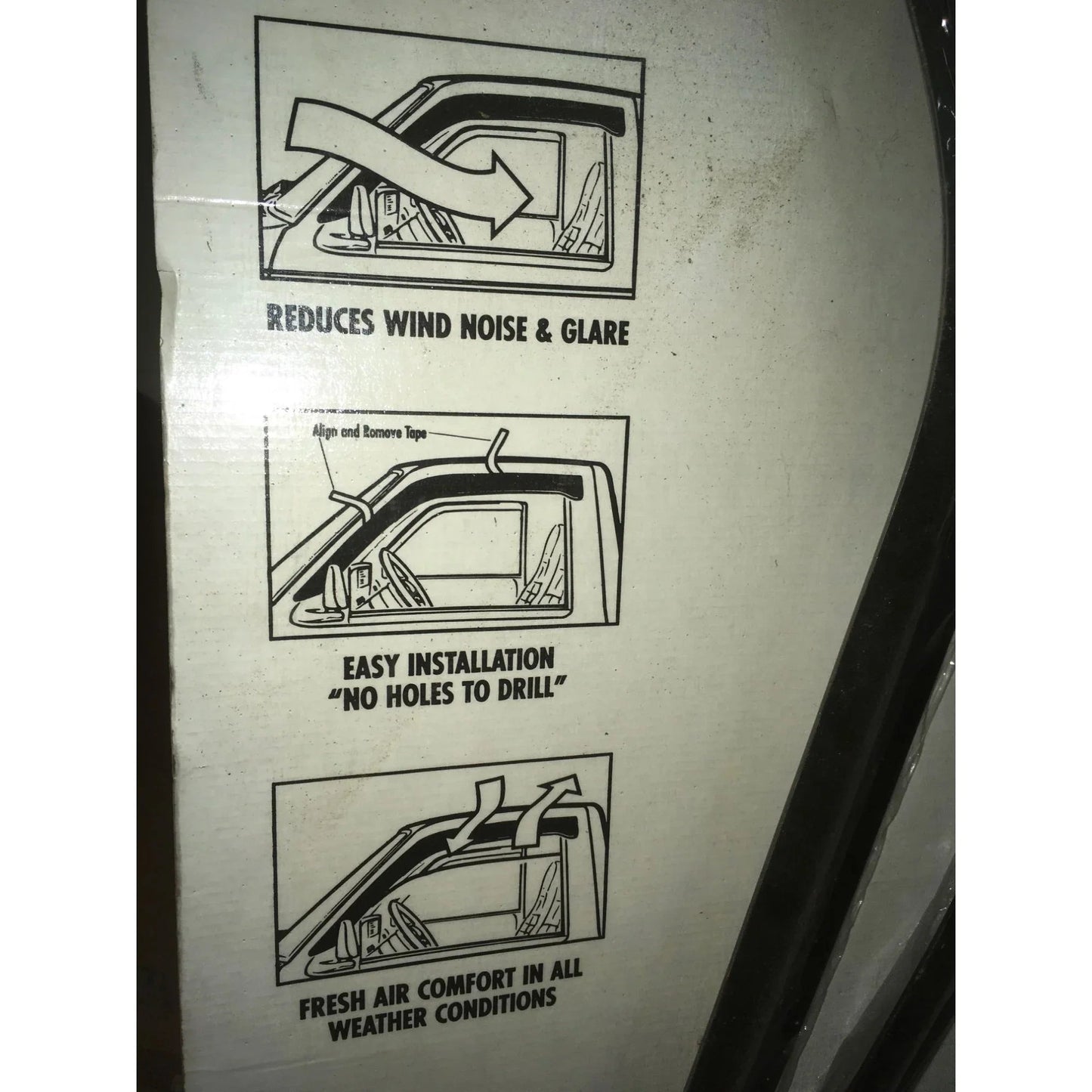 Profile Windstream Side Window Air Deflector Part  351112 - A+ Stuff - Auto Part - A+ Stuff
