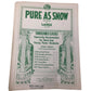 ''PURE AS SNOW'' (EDELWEISS) OP. 31 LANGE NO. 2778 - A+ Stuff - SHEET MUSIC - A+ Stuff