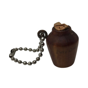 ''Pure Care'' Brown Bottle Key Chain Souvenir Collectible