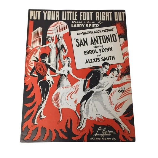 Put Your Little Foot Right Out Vintage Sheet Music - A+ Stuff - sheet music - A+ Stuff