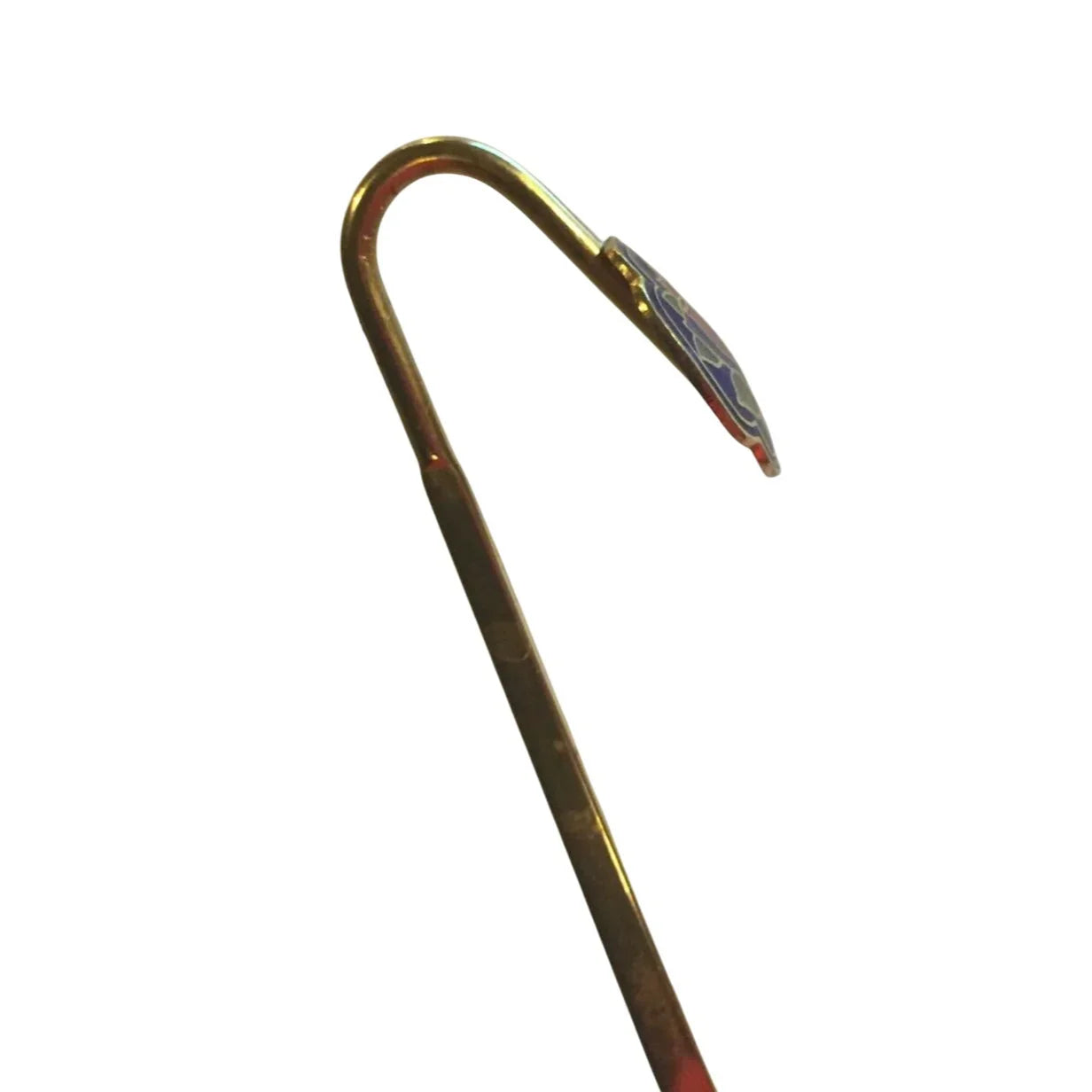 Vintage Gold Tone Bookmark With Flower Design - A+ Stuff