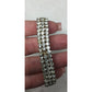 Women's Classy Elegant Silver Toned Rhinestone Bracelet