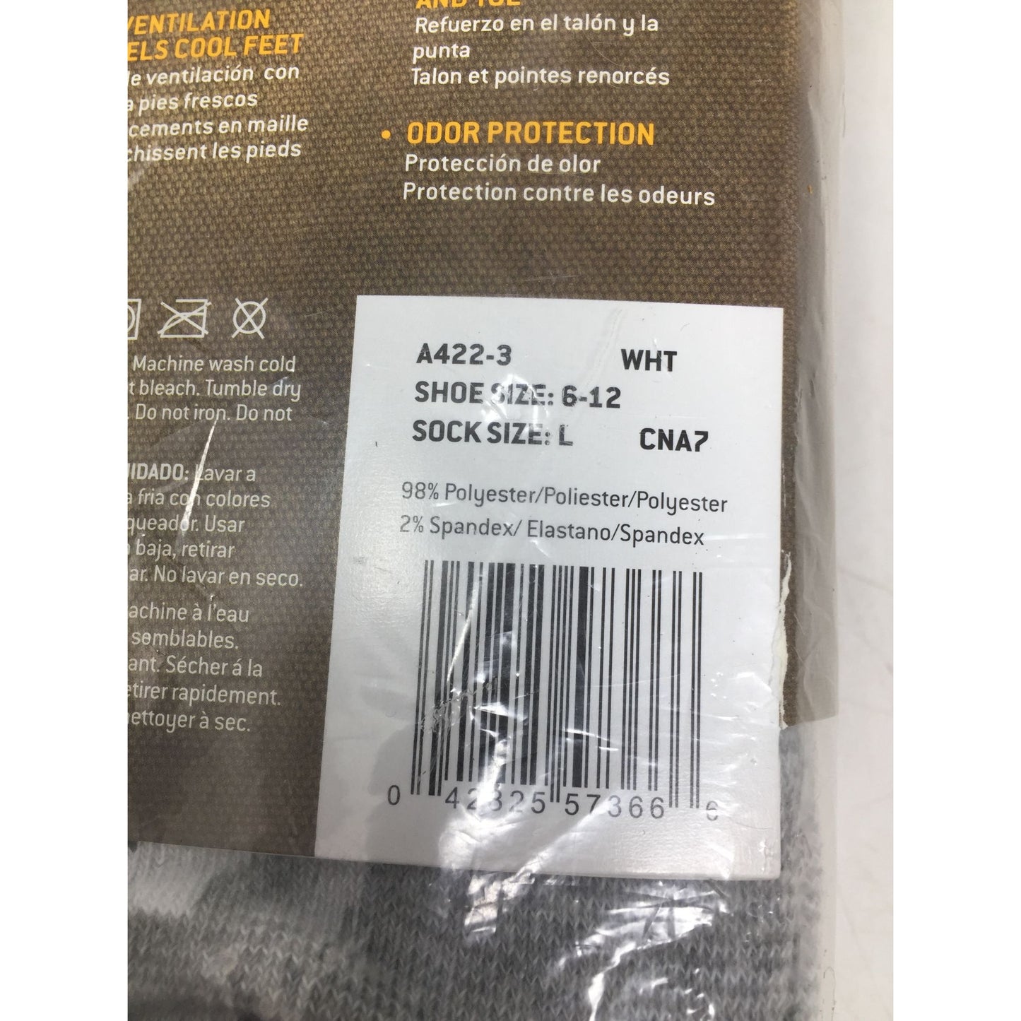 Carhartt Men's SC4223M Force® Midweight Crew Sock - 5 Pairs!