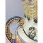 Vintage Hand-painted Japanese Majolica-style Double-handled Porcelain Urn Vase unbranded  A+ Stuff Vase or Holder