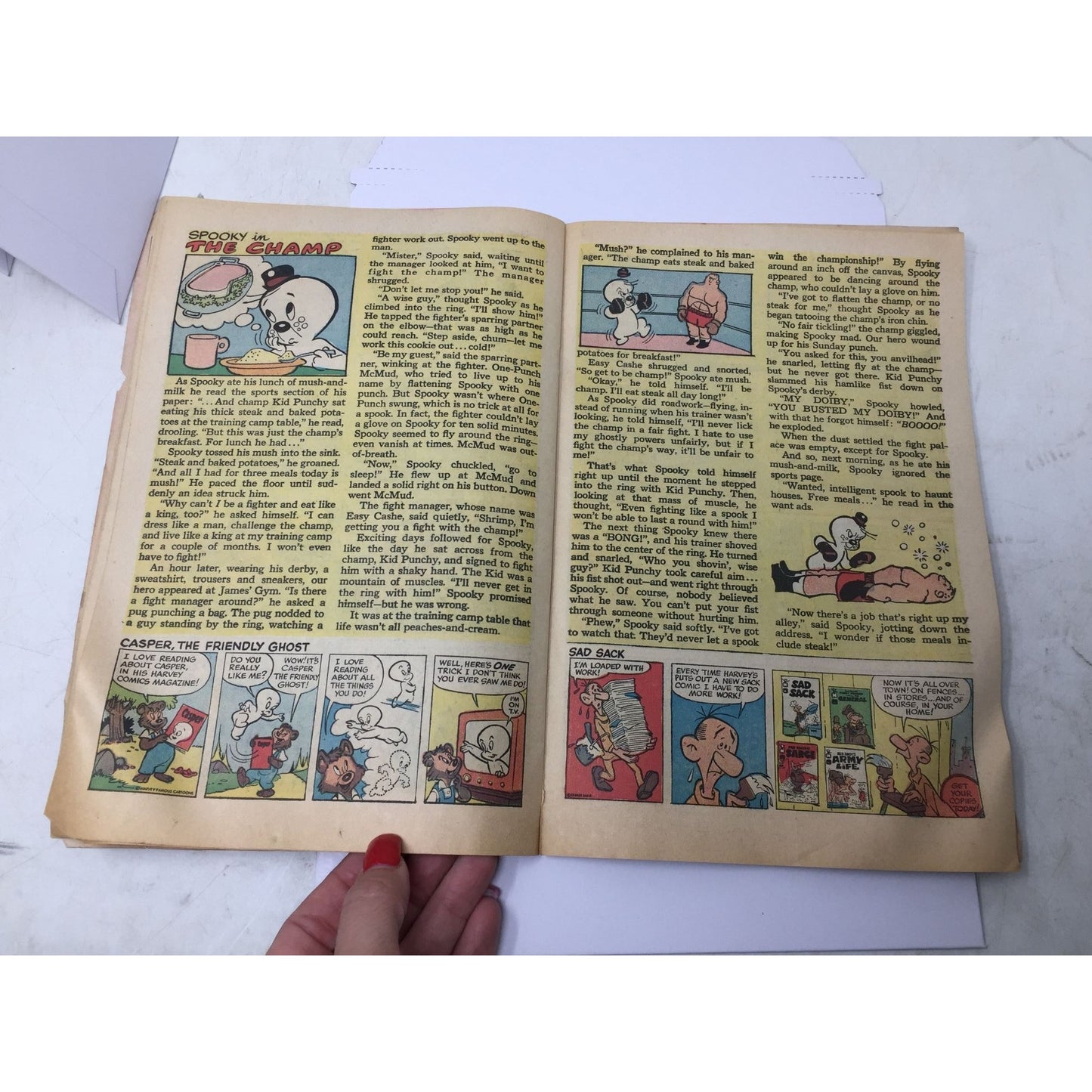 ''The Tuff Little Ghost Spooky'' No. 106 Vintage Comic Book