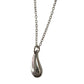 Tiffany & Co Elsa Peretti Small Teardrop Pendant Necklace Sterling Silver 16.5" Tiffany & Co.  A+ Stuff Necklace with Pendant