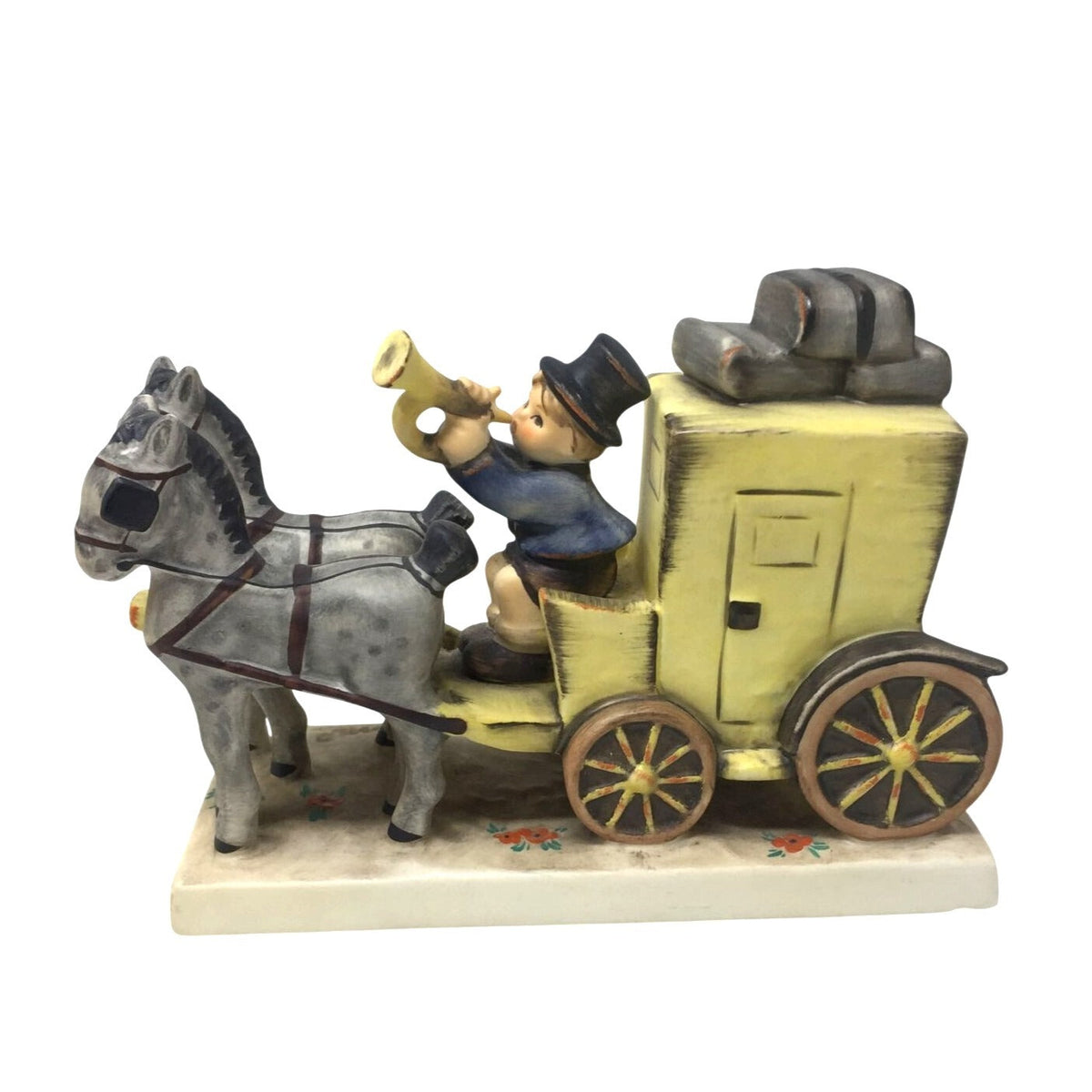 Vintage Goebel M.I. Hummel Porcelain Figurine - "The Mail Is Here" (#226) - West Germany Goebel / Hummel  A+ Stuff Knick Knack / Figurine