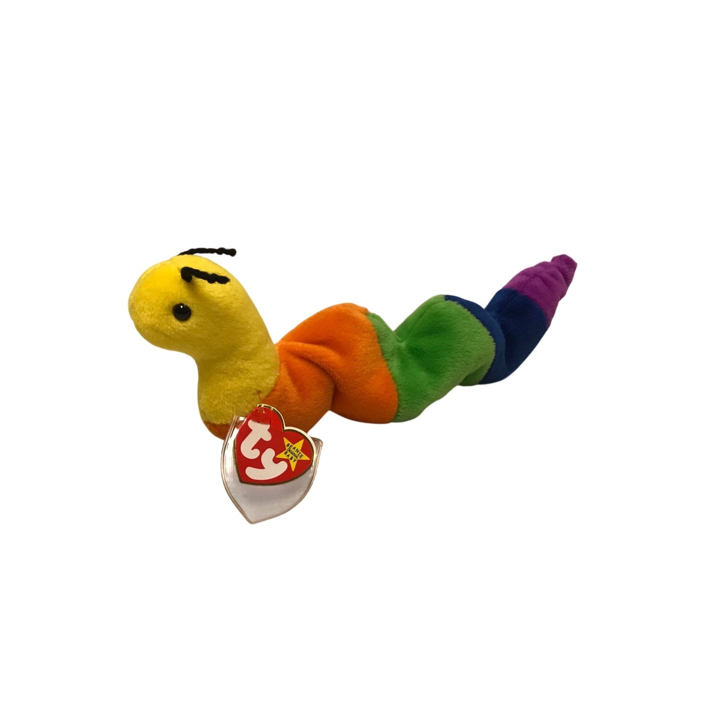Vintage 1995 Inch the Inchworm Beanie Baby TY Beanie Baby  A+ Stuff Plush Toys / Stuffed Animals