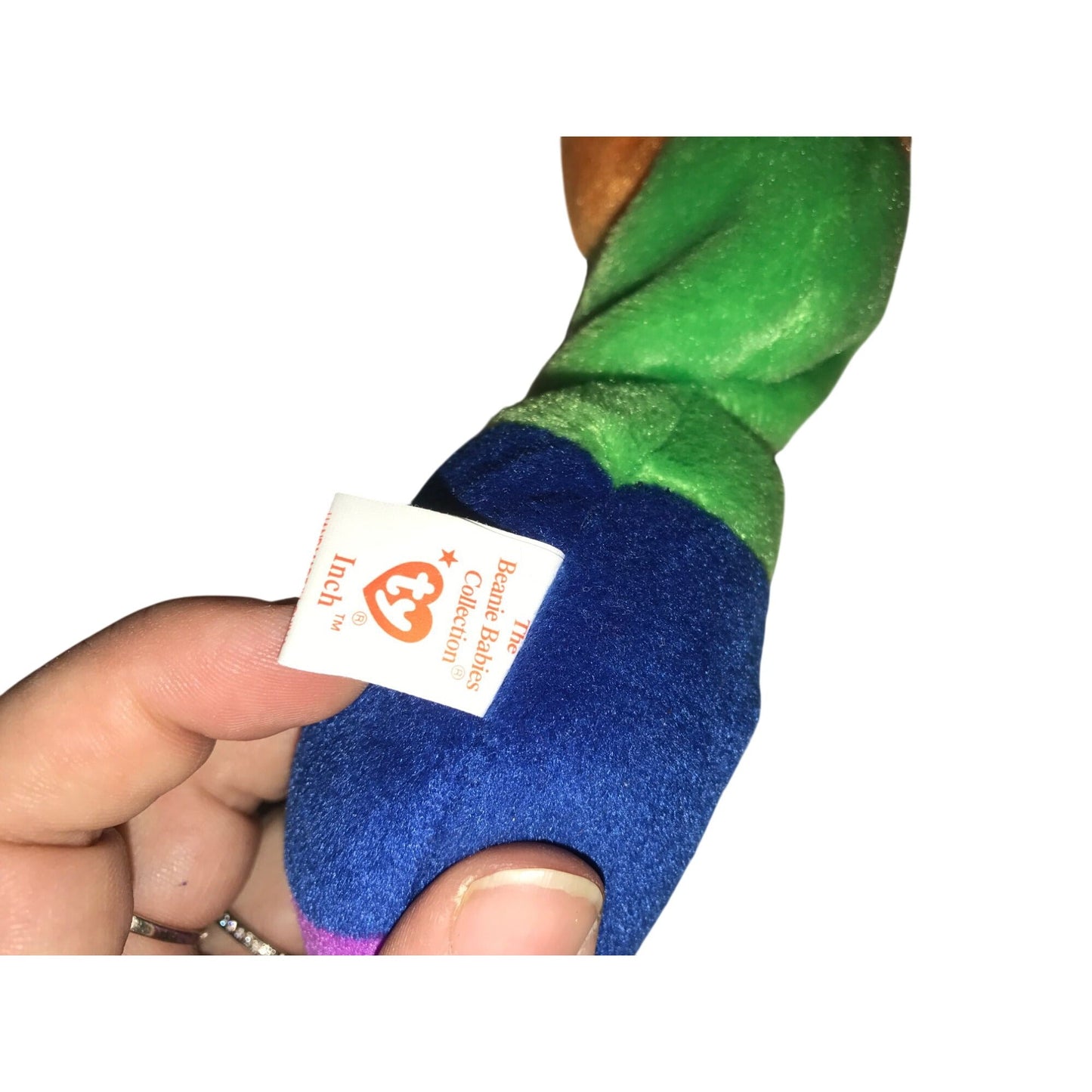 Vintage 1995 Inch the Inchworm Beanie Baby TY Beanie Baby  A+ Stuff Plush Toys / Stuffed Animals