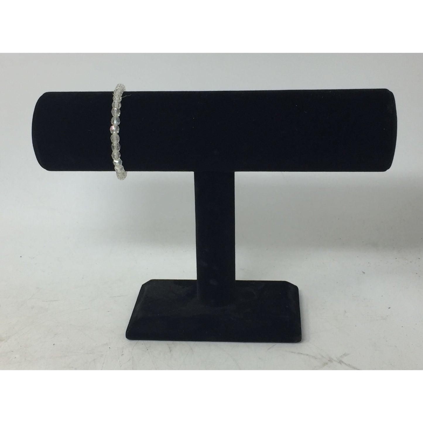 Women's/Girl's Clear Faceted Bead Bracelet