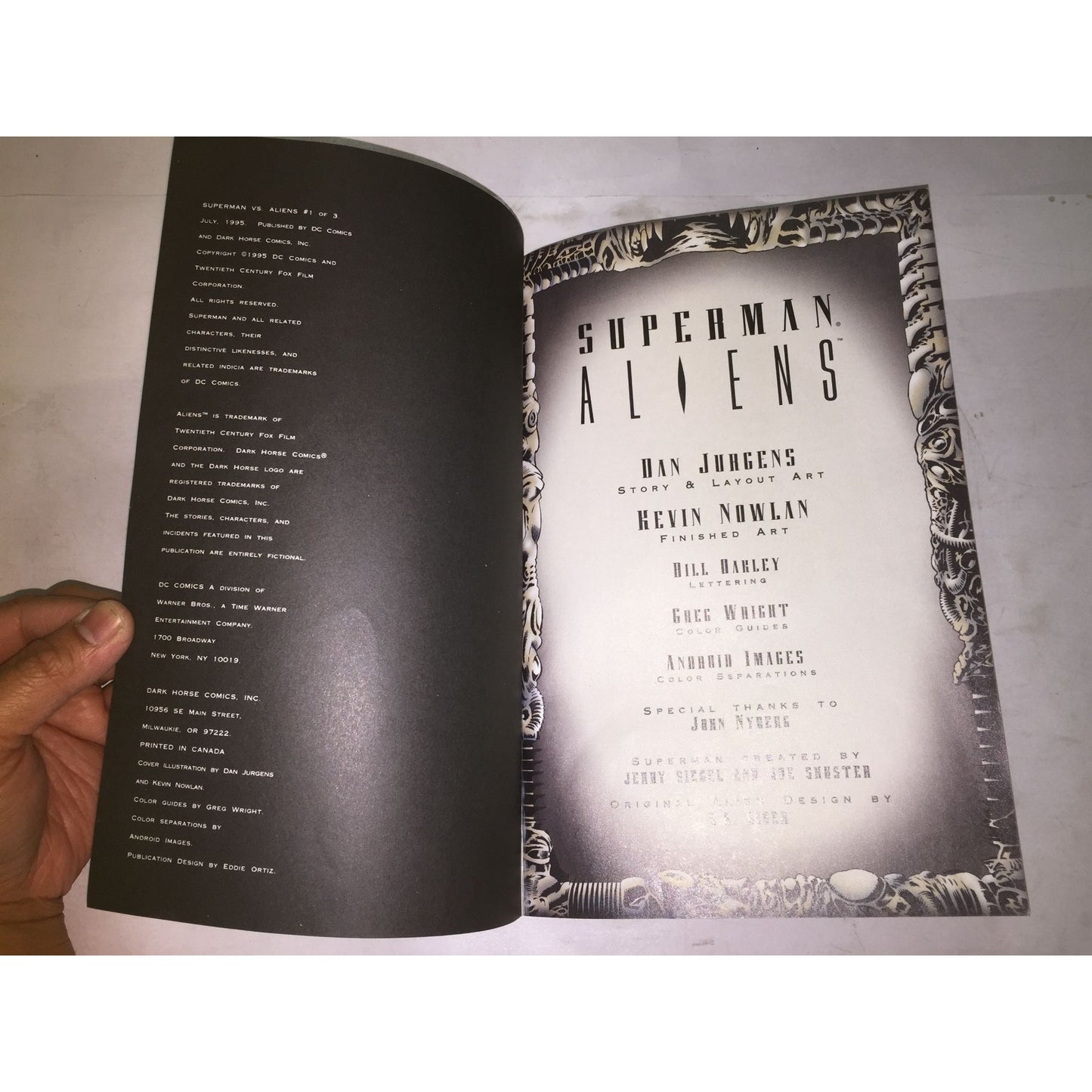 ''Superman Alien'' Vintage Collectible DC Comic Book