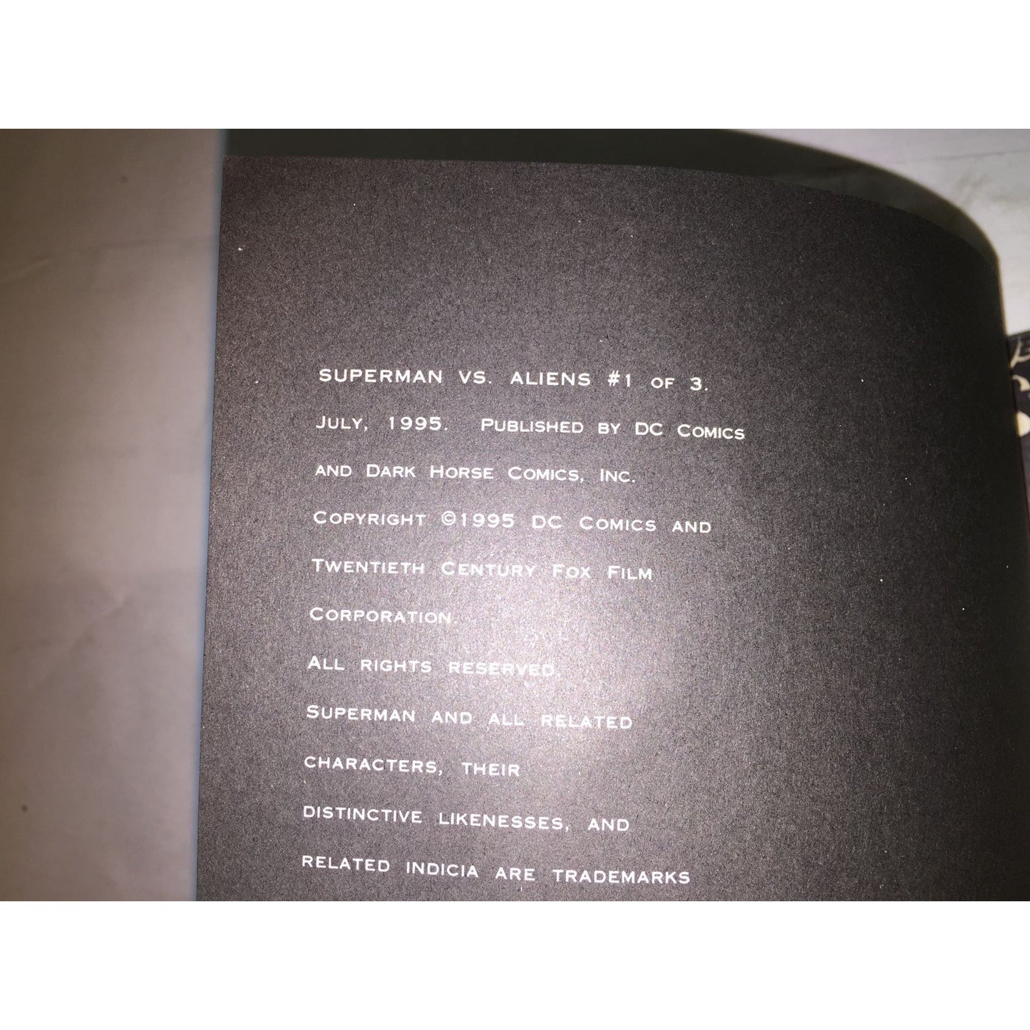 ''Superman Alien'' Vintage Collectible DC Comic Book