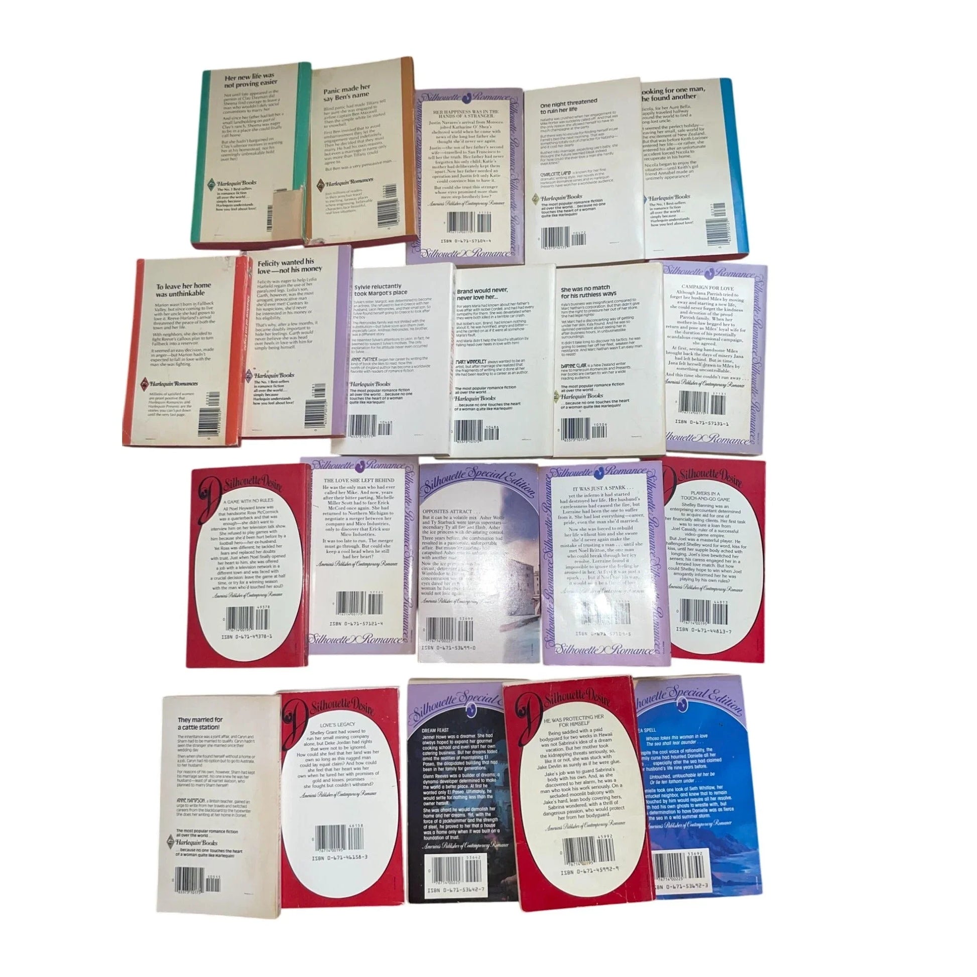 Vintage Romance Novels (21 Titles) - Harlequin and Others - Well Kept Collection! A+ Stuff  A+ Stuff Books