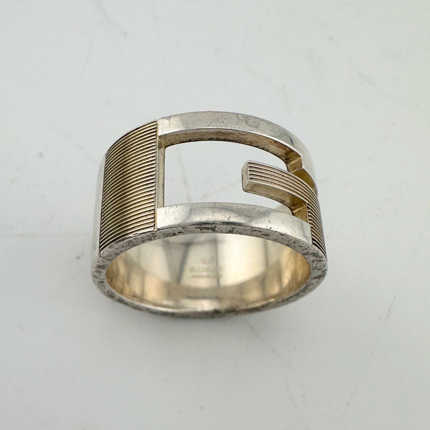 Gucci Abstract G Ring - Size 10.5